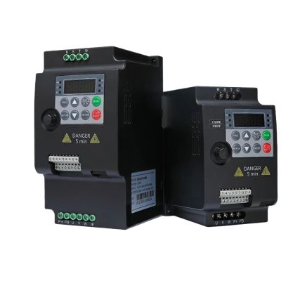 1PCS AC VFD 1-Phase 220V/3Ph 380V Input to 3ph Output 220V/380V 0.75/1.5/2.2/4/5.5KWfrequency Converter Inverter for Control Motor(2.2KW 220V 1PH-3PH)