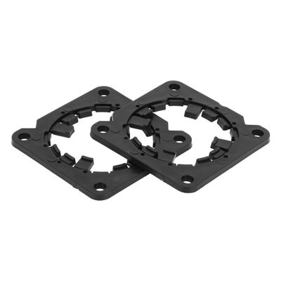 TUCKBOLD Speaker Spacer Ring Midrange Speaker Spacer Adapter for Nissan Waterproof Speaker Subwoofer Mounting Spacer Bracket Ring Black 2 Pcs