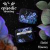 Affinity Bands X Episodic Drawing Enchanted Collection HDX Case Cover Compatible with Apple AirPods Pro 1 & 2 (Violet Flowers) view 2