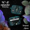 Affinity Bands X Episodic Drawing Enchanted Collection HDX Case Cover Compatible with Apple AirPods Pro 1 & 2 (Serpent Moon) view 2