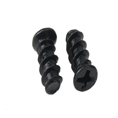 100pcs/lot Computer Case Cooling Fan Mount Screw Heat Dissipation Screw Fixer M5*8mm M5*10mm M5*12mm Metal Screws(ZincPlated Black,M5x8mm)