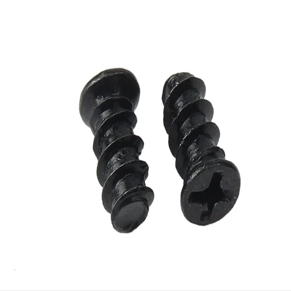 100pcs/lot Computer Case Cooling Fan Mount Screw Heat Dissipation Screw Fixer M5*8mm M5*10mm M5*12mm Metal Screws(ZincPlated Black,M5x8mm)