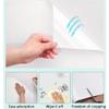 NILZA Electrostatic Projection Screen White PET Projector Screen Static Cling Film Movie Screen Home Theater Projection Film for Living Room/Conference Room(60x200cm/23.6x78.7in) view 4