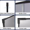 NILZA Projector Screen Fixed Frame Projection Screen 60in Wall Mount Movie Screen Grey Projector Screen for Indoor Home Theater 3.5X Gain 4K/8K Ultra HD(60in-16:9) view 2