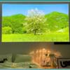 NILZA Cling Film Projection Screen HD Electrostatic Projection Screen Wall Protector Film Projection Film Portable Movie Screen for Home Cinema Office Presentation - Croppable(120x500cm/47.2x196.8in) view 2