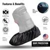 Braceapedia Walking Boot Cover, Weather Resistant Protector, Washable & Durable Waterproof Foot Cover for Orthopedic Walker Boots, Waterproof Shoe Covers for Rain and More, Boot Covers, Large, Black view 3