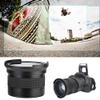 0.35X Fisheye Lens Metal Lens Black for SLR DSLR Camera Instantly Expands Field of View with Distortion Effect for Image Enthusiasts, Compatible with 58MM Lenses Only view 4