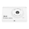 Digital Camera for Photography, 1080P HD Rear and Front Camera with 2.4 in Screen, 8X Zoom, Filter, MP3 Playback, 50MP Vlogging Camera for Travel (White) view 1