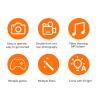 Digital Camera for Photography, 1080P HD Rear and Front Camera with 2.4 in Screen, 8X Zoom, Filter, MP3 Playback, 50MP Vlogging Camera for Travel (White) view 2