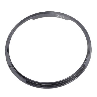 Aluminum Alloy Lens Decoration Ring, Lightweight Snap On Lens Ring for GR3, Fit and Defend Your Lens (Gray)