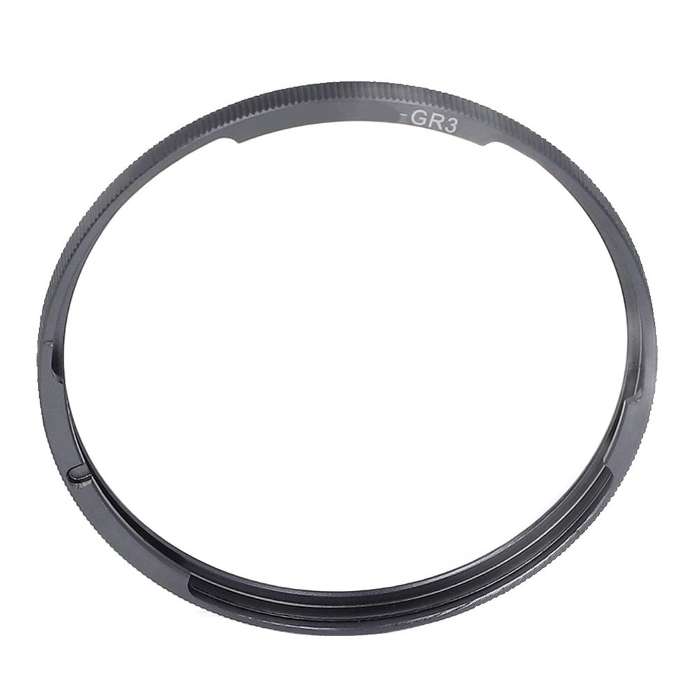 Aluminum Alloy Lens Decoration Ring, Lightweight Snap On Lens Ring for GR3, Fit and Defend Your Lens (Gray)