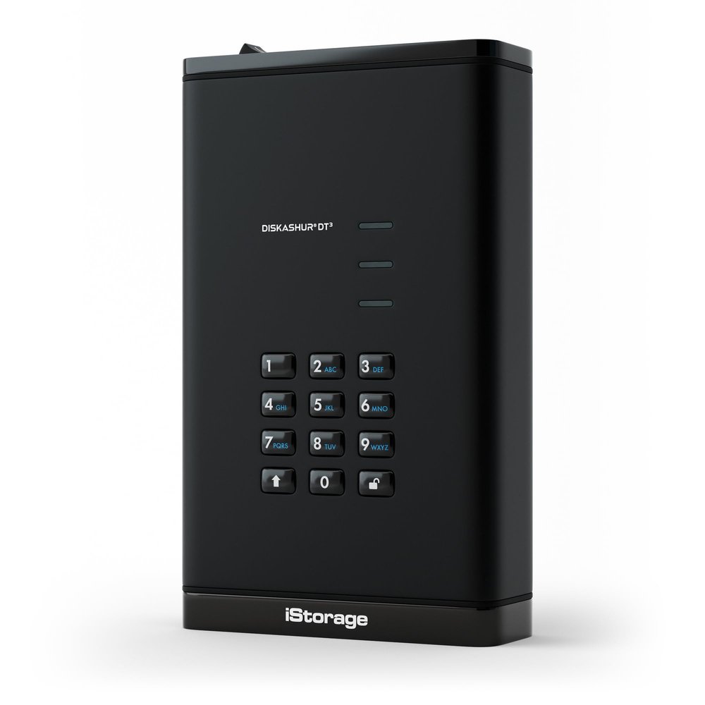 iStorage diskAshur DT3 256-bit 22TB - FIPS Level 3 Certified - Secure encrypted Desktop Hard Drive - Password Protected