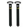 Easy-Carry Wrap-It Storage Straps - 48 (2-Pack) Black with Grommet - Garden Hose Caddy and Cord Wrap for Indoor and Outdoor Cable Organizing view 1