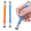 Akozon Antalope 2Pcs Double Head Antistatic Cleaning Brush Set, Hard Brush Tools for Electronic Devices, Phone and Computer Motherboard Cleaning view 4