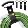 Easy-Carry Wrap-It Storage Straps - Assorted 3-Pack Black with Grommet - Power Cord Organizer Carrying Straps for RV Hose Storage and Accessories view 1