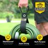 Easy-Carry Wrap-It Storage Straps - Assorted 3-Pack Black with Grommet - Power Cord Organizer Carrying Straps for RV Hose Storage and Accessories view 2