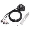 Akozon Innovative Desktop PC Switch with USB Ports, Power Reset, Audio and Microphone Interface view 2
