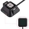Akozon Innovative Desktop PC Switch with USB Ports, Power Reset, Audio and Microphone Interface view 3