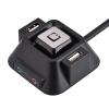 Akozon Innovative Desktop PC Switch with USB Ports, Power Reset, Audio and Microphone Interface view 4