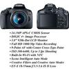 Canon EOS Rebel T7 w/18-55mm and 75-300mm Lenses+420-800 Telephoto preset Lens, Tripod+PRO Accessory Bundle (30+Items) (Renewed) view 2