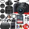 Canon EOS RP Mirrorless Camera with Canon RF 24-50mm f/4.5-6.3 is STM Lens + 64 GB Memory + LED Light + Camera Case + Hood + Tripod + More (23pc Bundle) (Renewed) view 1