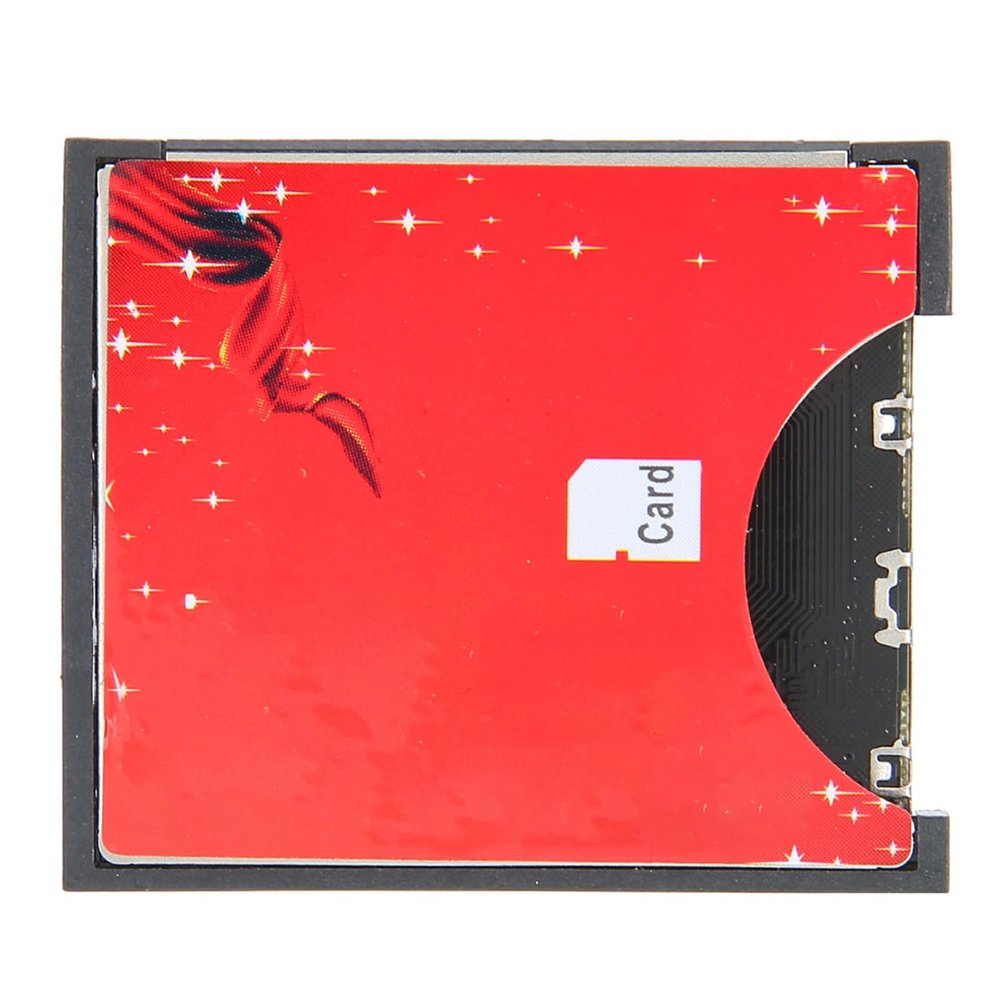 Akozon HighSpeed ABS Shell Card Adapter, Memory Card to Compact Flash Card Reader