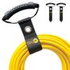Easy-Carry Wrap-It Storage Straps - 17" (2-Pack) Black with Grommet - Extension Cord Organizer with a Handle for Cable and Hose Storage view 1