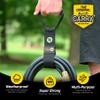 Easy-Carry Wrap-It Storage Straps - 17" (2-Pack) Black with Grommet - Extension Cord Organizer with a Handle for Cable and Hose Storage view 2