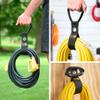 Easy-Carry Wrap-It Storage Straps - 17" (2-Pack) Black with Grommet - Extension Cord Organizer with a Handle for Cable and Hose Storage view 4