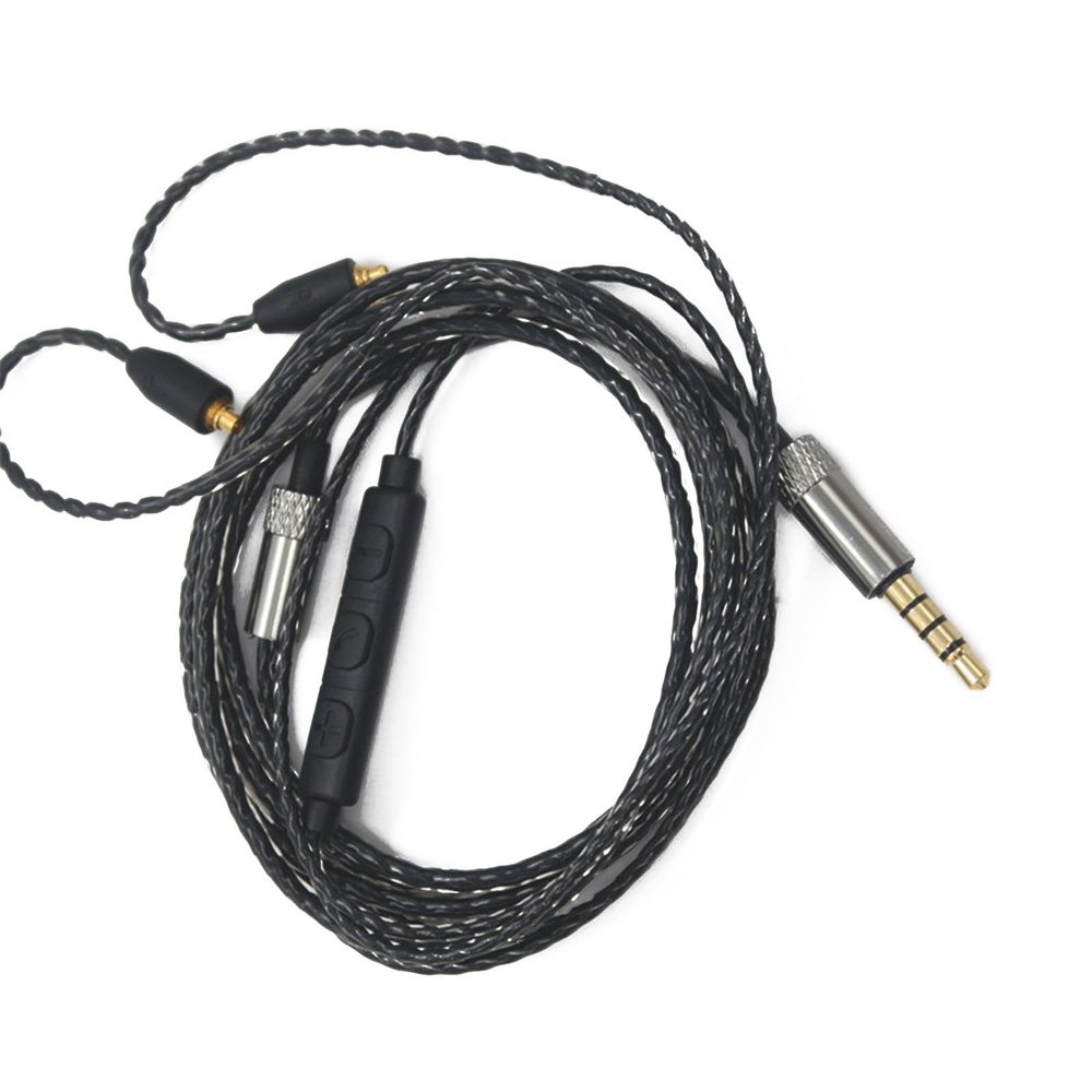 1.2m PVC Material with 18 Cores and OFC Wire Earphone Cord for Shure se215/ se425/ se535 W/Mic