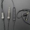 1.2m PVC Material with 18 Cores and OFC Wire Earphone Cord for Shure se215/ se425/ se535 W/Mic view 2