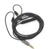 1.2m PVC Material with 18 Cores and OFC Wire Earphone Cord for Shure se215/ se425/ se535 W/Mic view 4