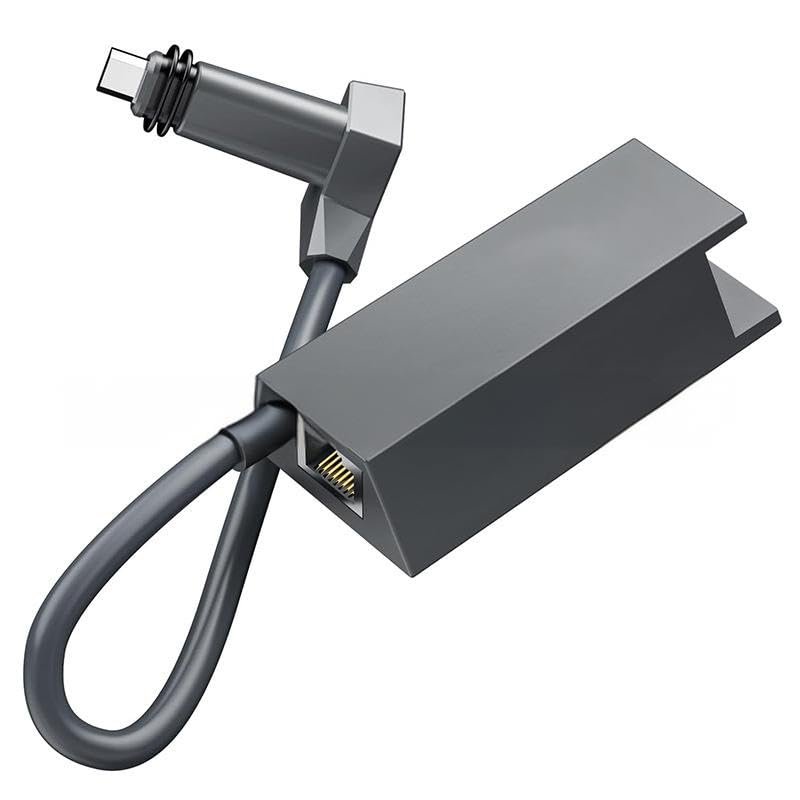 Denash Ethernet for V2 Rectangular Dish Antenna, Length Available, Enhanced Connectivity,Adaptador Ethernet V2 for Wired External Network (3 Meters)