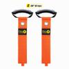 Easy-Carry Wrap-It Storage Straps - 28 (2-Pack) Blaze Orange with Grommet - Heavy Duty Wrap It Storage Straps and Extension Cord Wrap for Water Hose Storage view 3