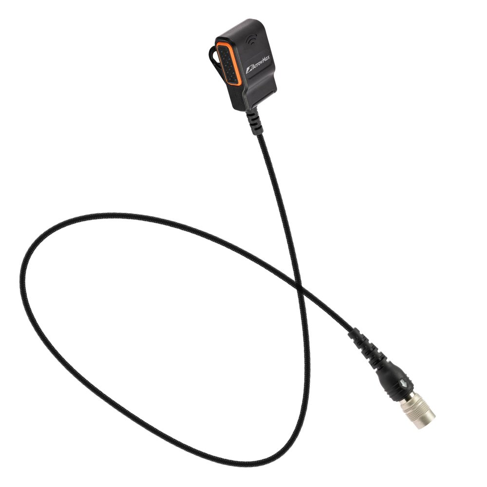 Arrowmax APT0530-35-HR6M Lapel PTT with 3.5mm Jack Compatible with Hirose 6-Pin Quick Disconnect Adaptor ADTATP9100-HR6F ADHAXL200-HR6F ADHAP5400-HR6F ADMHT750-HR6F ADKTK790-HR6F ADMX7000-HR6F