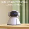 720P Security Camera Indoor, Baby Monitor Pet Camera with Phone App, 360 Degree AI Human Tracking for Home Security, Two Way Calling and IR Night Vision view 2