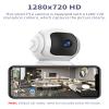 720P Security Camera Indoor, Baby Monitor Pet Camera with Phone App, 360 Degree AI Human Tracking for Home Security, Two Way Calling and IR Night Vision view 4
