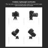 Asixxsix Folding L Shaped Vertical Quick Release Plate with Cold Shoe for Tripod, Ball Head, Mic, Fill Light, Aluminum Alloy DSLR Camera L Bracket, 38mm Universal for Arca Port view 4