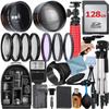 49mm Accessory Bundle for Canon EOS: R50, R100, M5, M6 Mark II, M6, R10 + LP-E17 Battery + 128GB Memory Card + Battery Charger + Wide Angle Lens + Backpack + Tripod + Flash + More (28pc Bundle) view 1