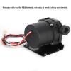 12v Brushless DC Pump, G1/4in Mini Computer, 600LH 3600RPM Rotate Speed Water Cooling Pump with Left Water Outlet for PC view 2