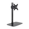 Monitor Arm Gas Single Monitor Stand Fits Most 14"-32" Screens, Free Standing Steel Monitor Mount Adjustable Monitor Desk Stand Hold up to 18.7lbs, VESA Mount 75/100mm Monitor Desk Mount(Black) view 1