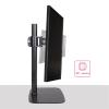 Monitor Arm Gas Single Monitor Stand Fits Most 14"-32" Screens, Free Standing Steel Monitor Mount Adjustable Monitor Desk Stand Hold up to 18.7lbs, VESA Mount 75/100mm Monitor Desk Mount(Black) view 4