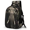 BTCOWZRV Backpack Travel Laptop Backpack for Men Women Elephant Black Casual Daypack Adjustable Lightweight Computer Bag view 1