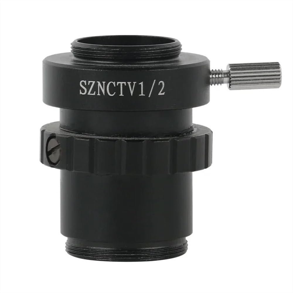 ZTBH Microscope Accessories Kit SZN CTV 1-2 C Mount Tube Adapter Lens Microscopio Camera Accessories for SZN6745 6.7X-45X Trinocular Stereo Microscope Microscope Slides