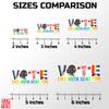 (3Pcs-3") Vote Like Ruth Sent You Stickers, Vote Reproductive Rights BLM LGBTQ Feminist Empowering Womens Waterproof Vinyl Sticker for Kindle Laptop Water Bottle Hard Hat Sticker Gifts 3 Inches view 4