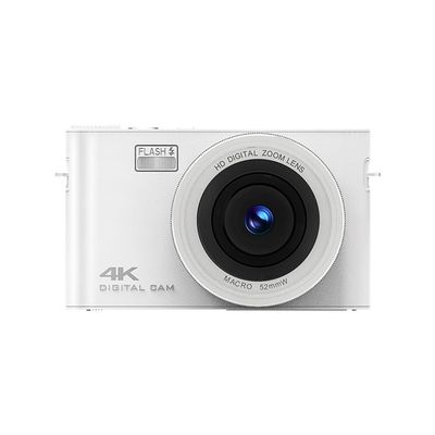Andoer 4K Digital Camera Digital Video Camera 64MP 3 Inch IPS Touch Panel Auto Focus 18X Digital Zoom Built-in Flash Battery Anti-Shake MP3 Music Playing Birthday Festival Gift for Students Teenagers