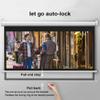 OUKEJNM Projector Screen 60 Inch - 16:9 HD Portable Projection Screen Manual Pull Down Movie Screen for Home Theater, Wall/Ceiling Mounted Retractable Widescreen(72inch-16:9) view 2