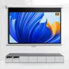 OUKEJNM Projector Screen 60 Inch - 16:9 HD Portable Projection Screen Manual Pull Down Movie Screen for Home Theater, Wall/Ceiling Mounted Retractable Widescreen(72inch-16:9) view 4