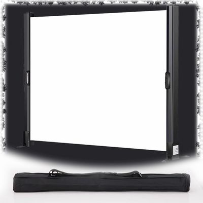 JKSTDPV Outdoor Portable Little Screen 40in Indoor Retractable Projector Screen 50in for Schools Meeting Conference Backyard Movie Night(16:9,50in)