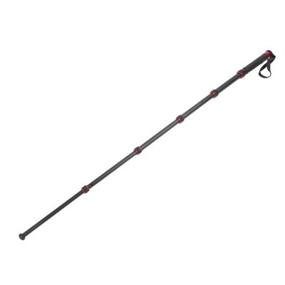 Camera Monopod, 6 Sections Telescopic Aluminum Alloy Travel Monopod with Walking Stick Handle 44cm to 174cm, Load Bearing 18kg, for DSLR Smartphone Sports Camera